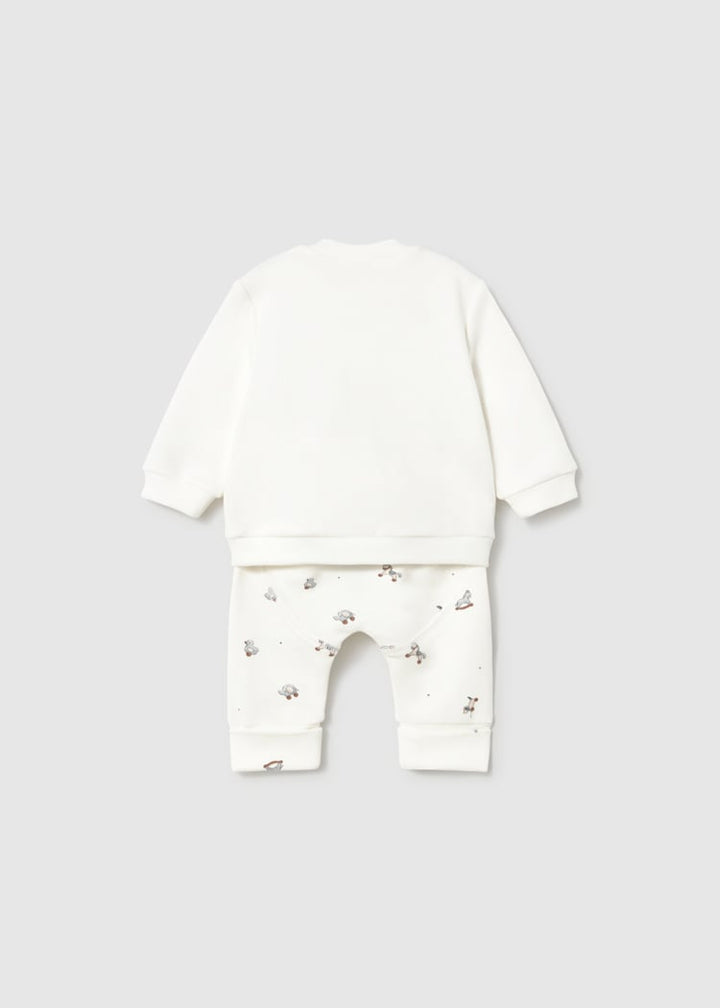 Animals on Wheels Sweatshirt Set