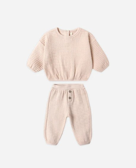 Textured Sweat Set
