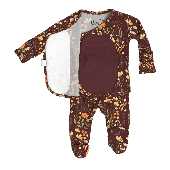 Footie Romper - Autumn Meadow