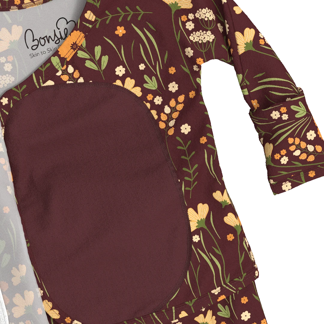 Footie Romper - Autumn Meadow