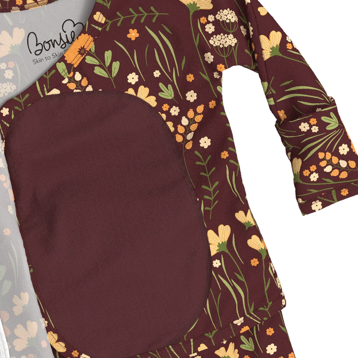 Footie Romper - Autumn Meadow