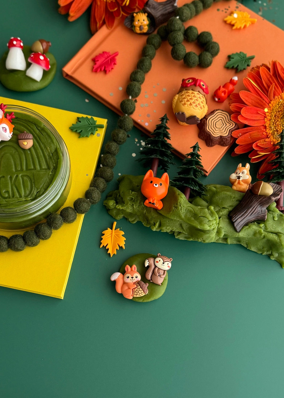 Forest Friends Kiddough Play Kit
