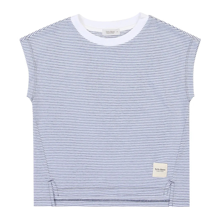 Davin Striped Tee & Solid Shorts Set