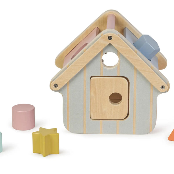 Wooden Shapes Sorting House