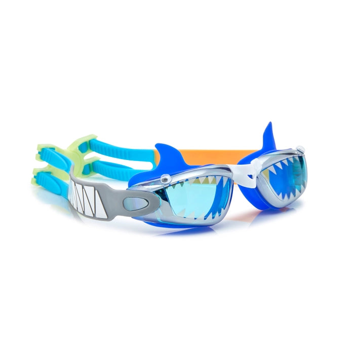 Dark Blue Jaws Jr Kid Swim Goggles 6+