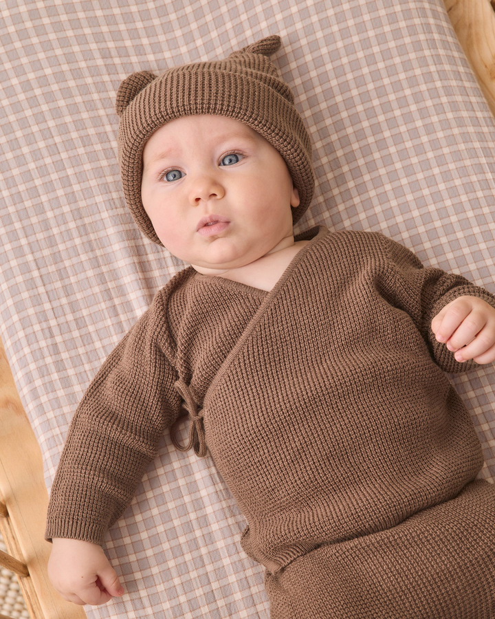 Baby Bear Beanie - Cocoa