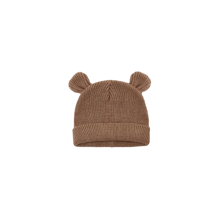 Baby Bear Beanie - Cocoa