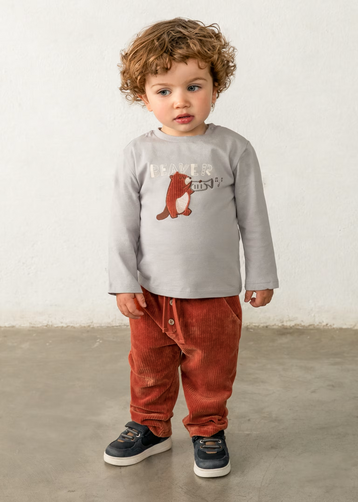 Burnt Orange Corduroy Pants