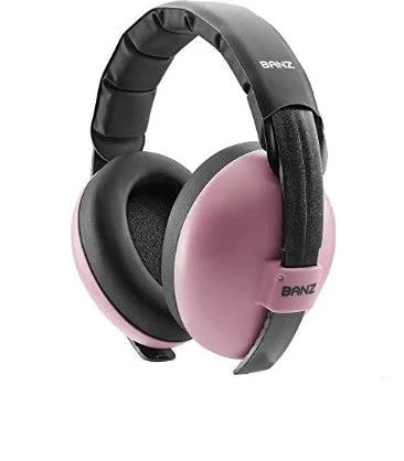 Baby Noise Attenuation Ear Warmers - Petal Pink