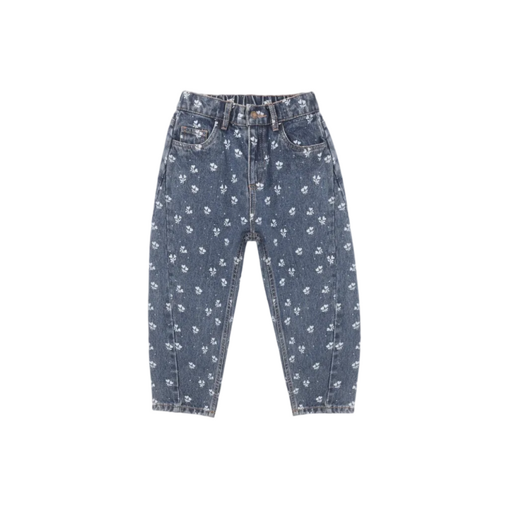 Barrel Pant - Heart Ditsy