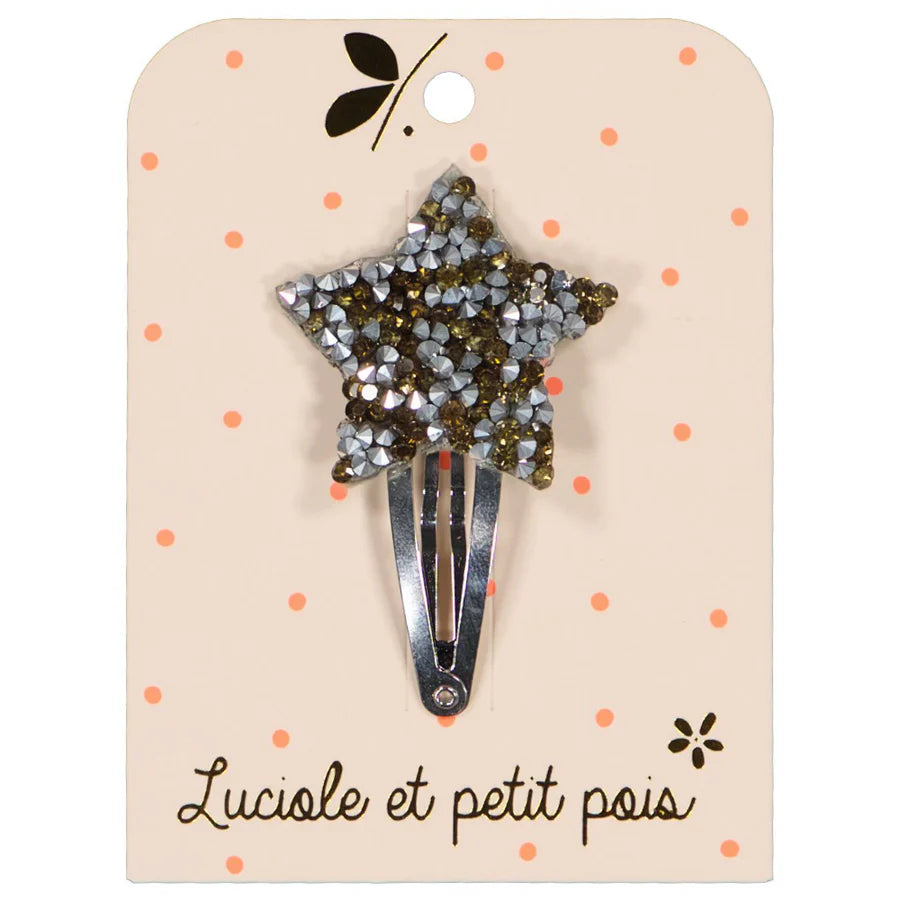 Star Clip - Bronze Rhinestone