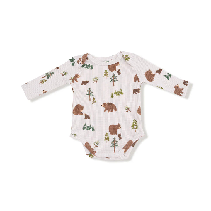 Sweet Brown Bears L/S Bodysuit