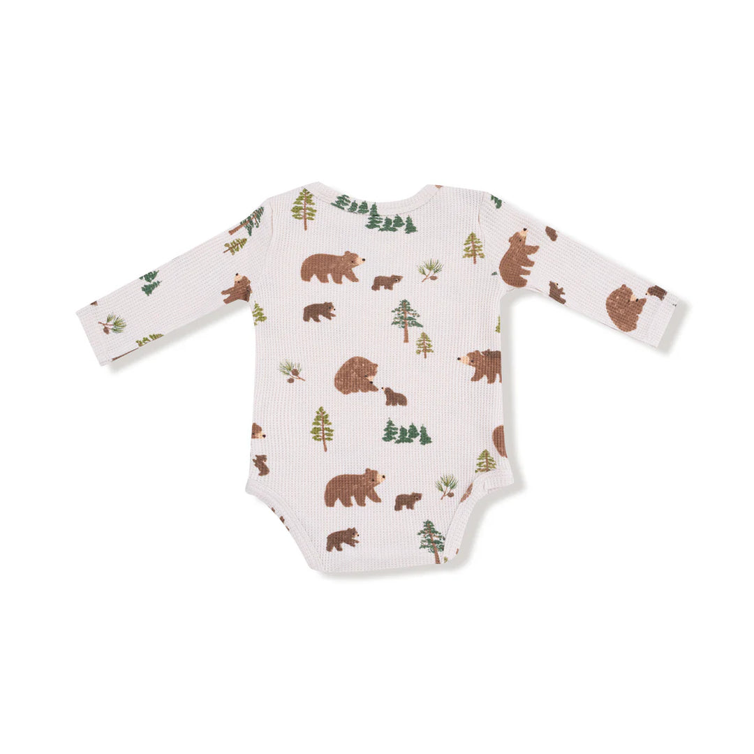 Sweet Brown Bears L/S Bodysuit