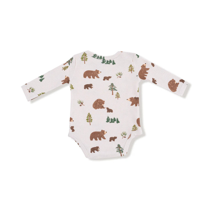 Sweet Brown Bears L/S Bodysuit