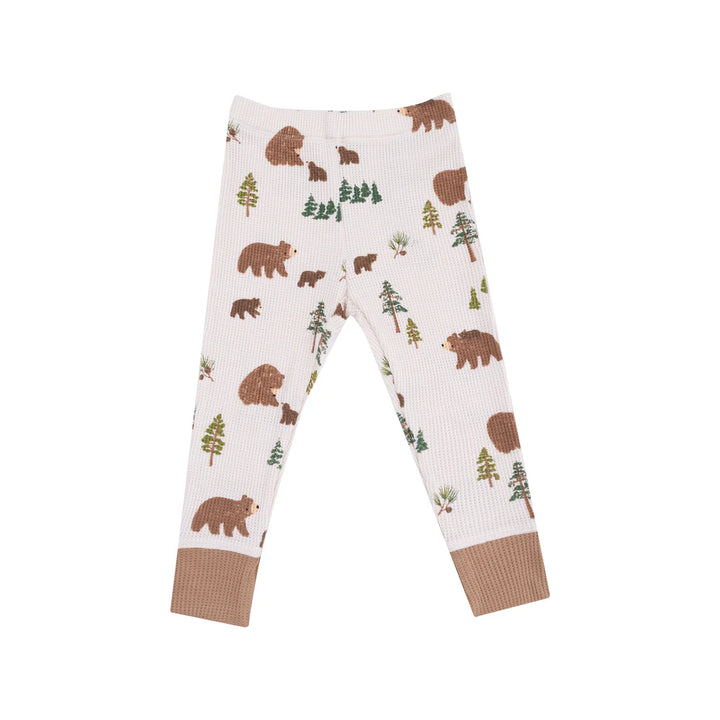 Sweet Brown Bears L/S Lounge Set