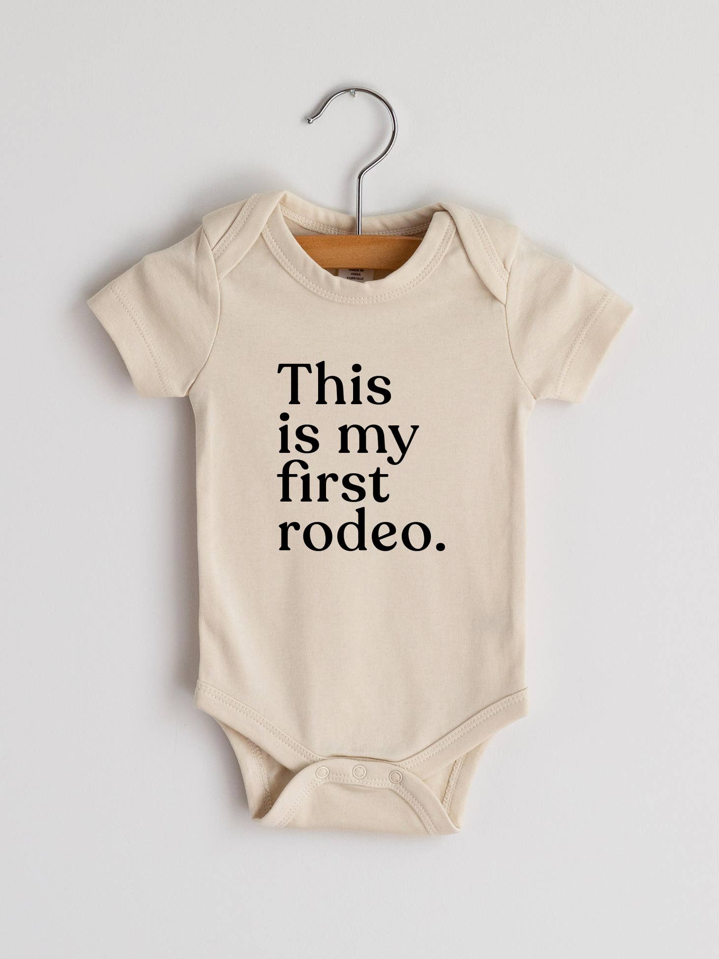 This is My First Rodeo Organic Onesie