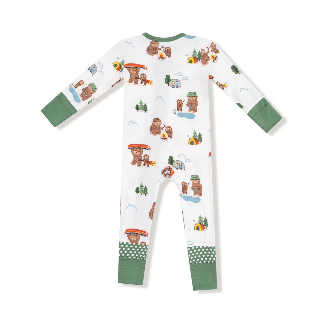 Bigfoot Camping Zip Footless Romper
