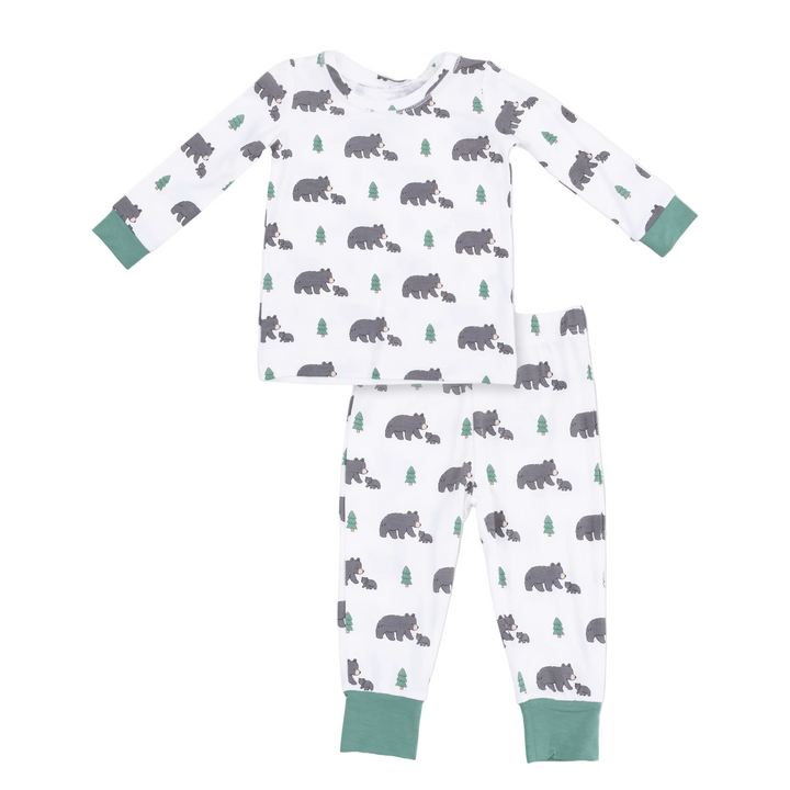 L/S Loungewear Set - Black Bears