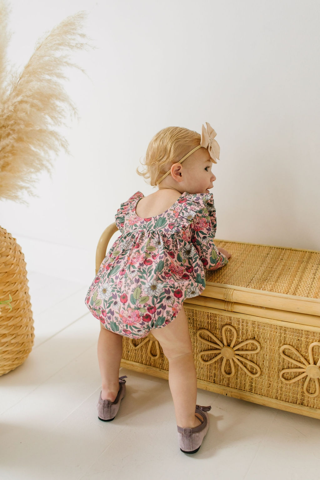 Leah Romper - Meadow Bloom
