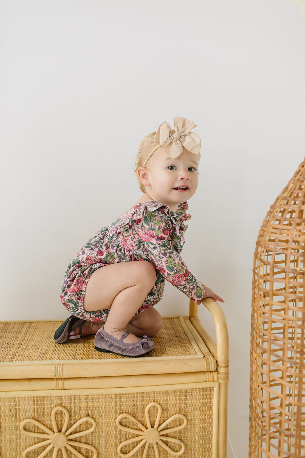 Leah Romper - Meadow Bloom