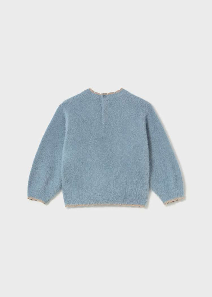 Blue Flower Sweater