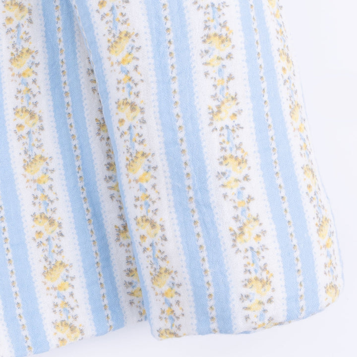 Odalys Floral Stripe Swaddle Blanket