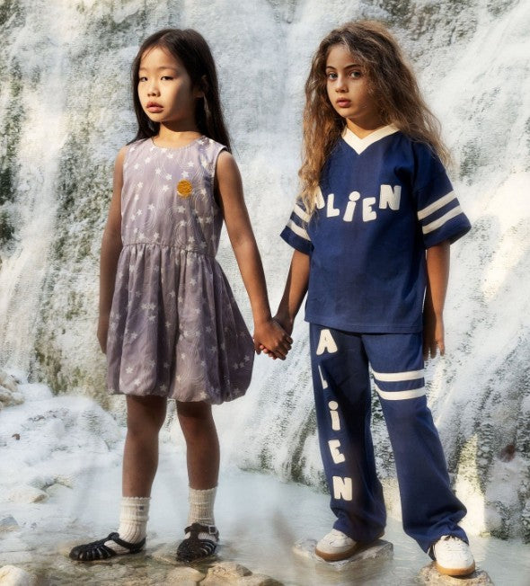 Blue Alien Application Trousers