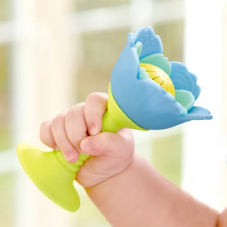 Rattle and Teether - Blue Tulip