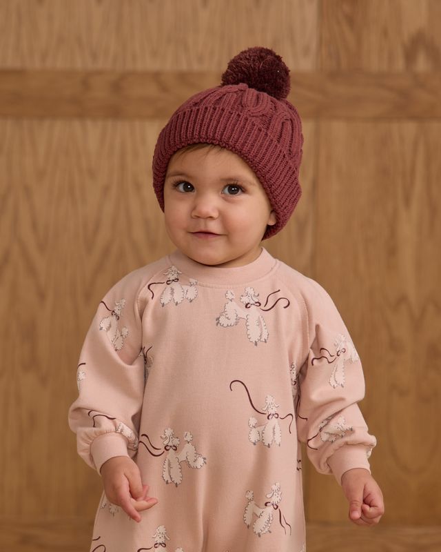 Blush Poodles Raglan Jumpsuit