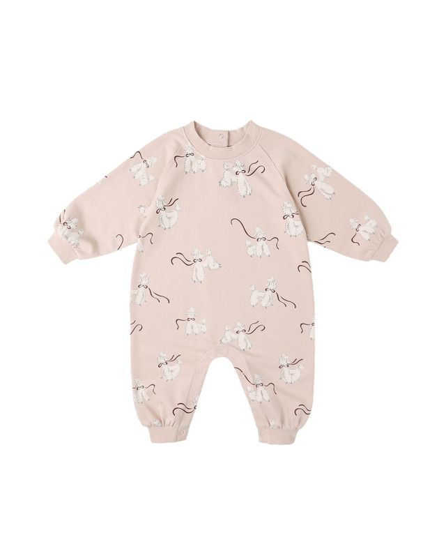 Blush Poodles Raglan Jumpsuit