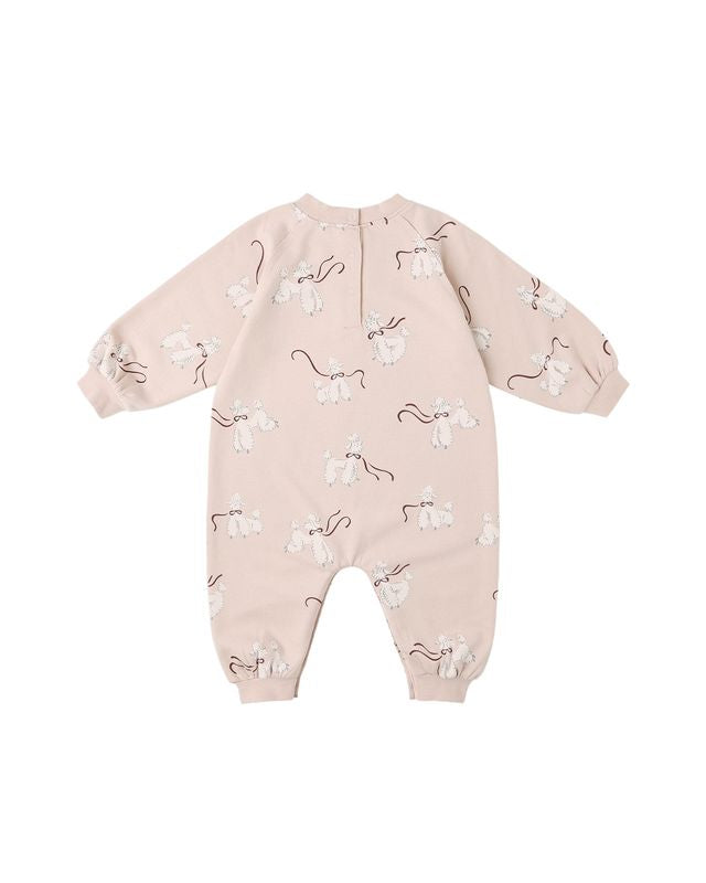 Blush Poodles Raglan Jumpsuit