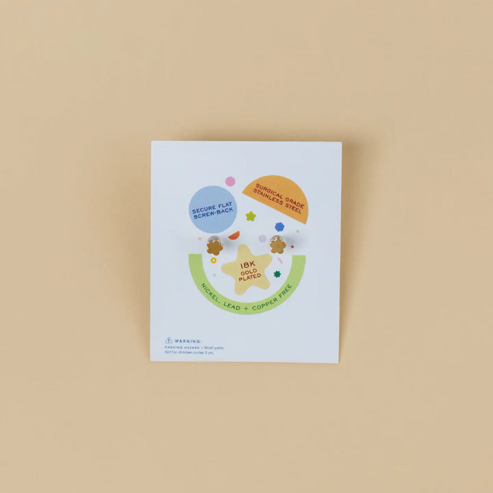 Bookworm Enamel Earrings