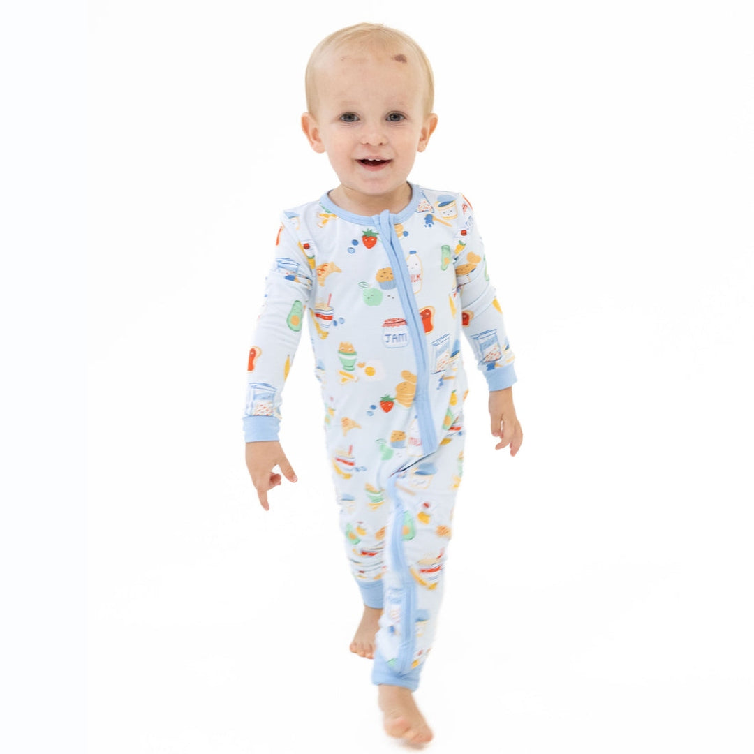 Convertible Romper - Breakfast Club Blue