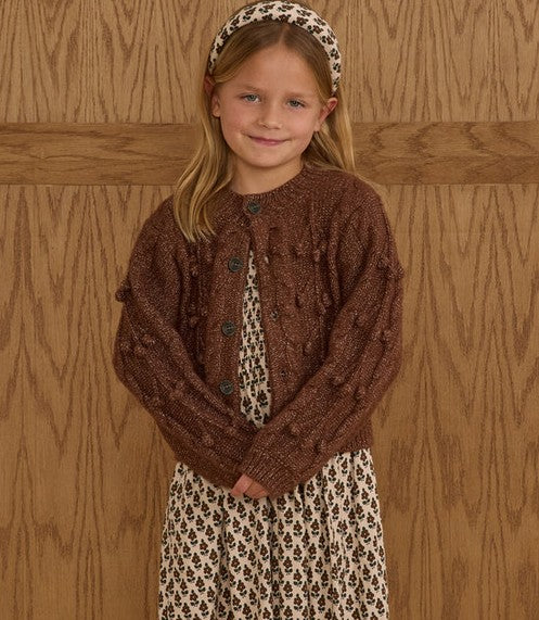 Brown Bobble Cardigan