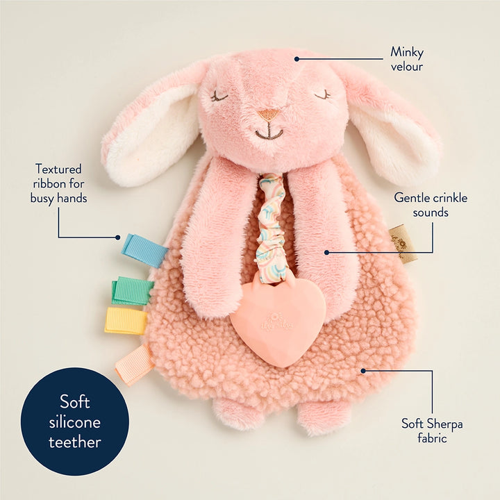 Itzy Friends Lovey Pink Bunny