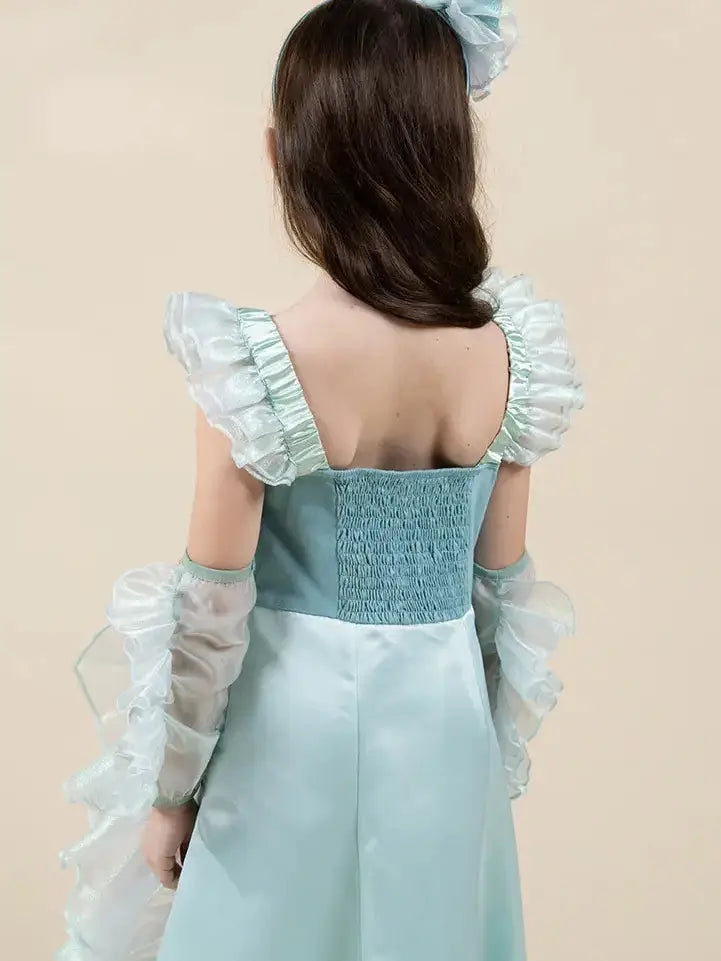 Iridescent Mermaid Play Costume with Headband