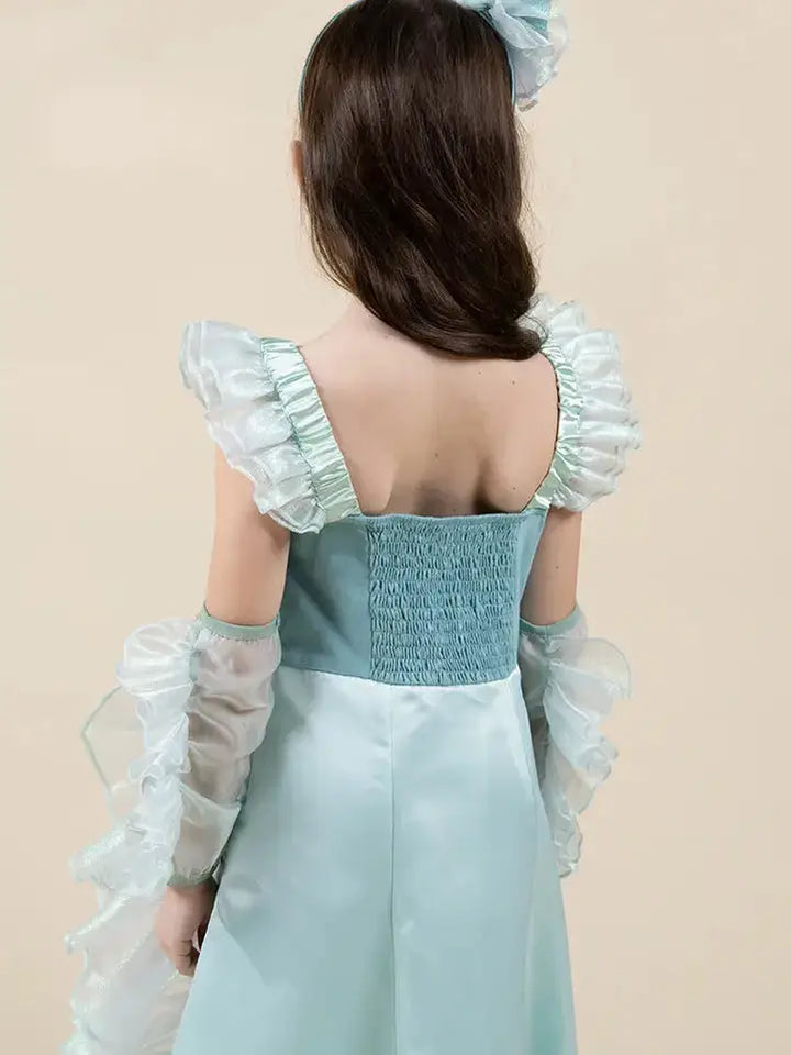Iridescent Mermaid Play Costume with Headband