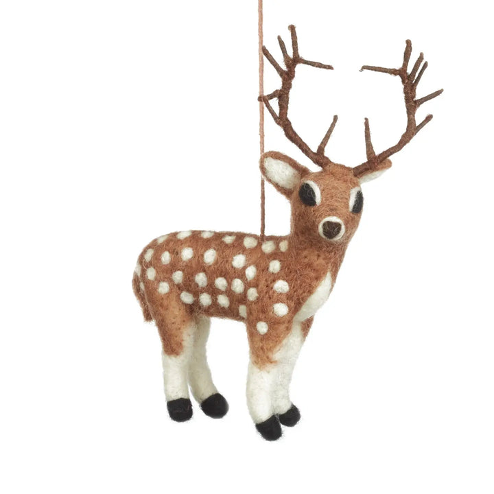 Stag Felt Ornament