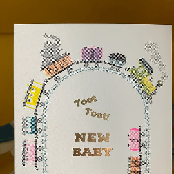 Toot Toot Train Card