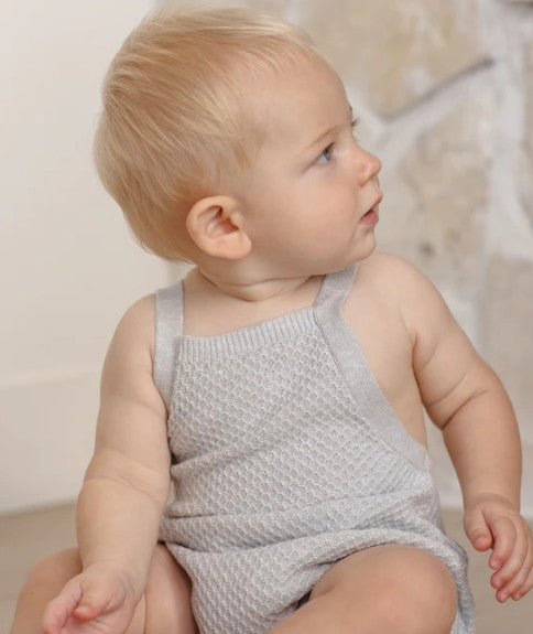 Heathered Sky Caleb Knit Shortall