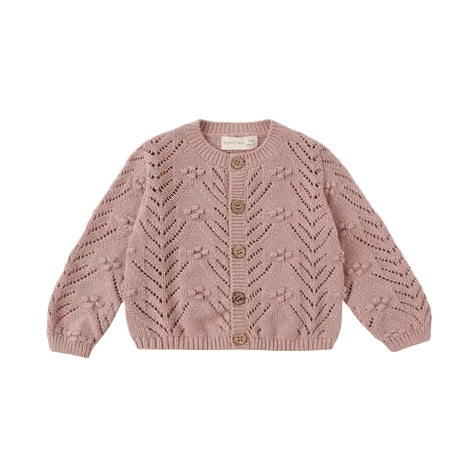 Mauve Knit Cardigan