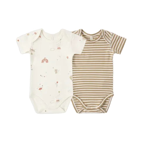 Carnival + Honey Stripe S/S Bodysuits S/2