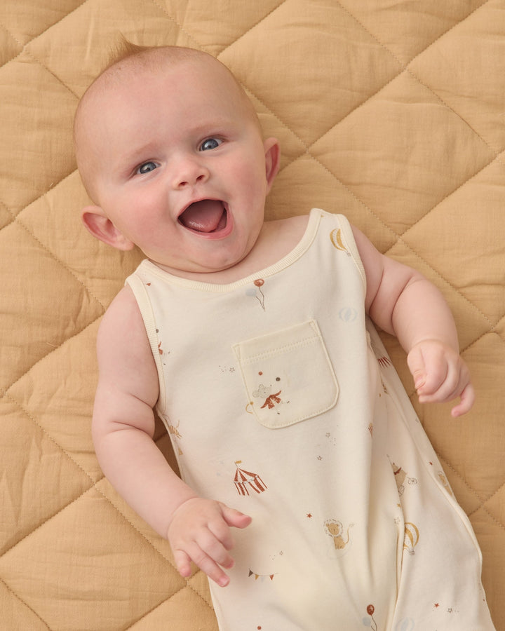 Ivory Carnival Tank Romper