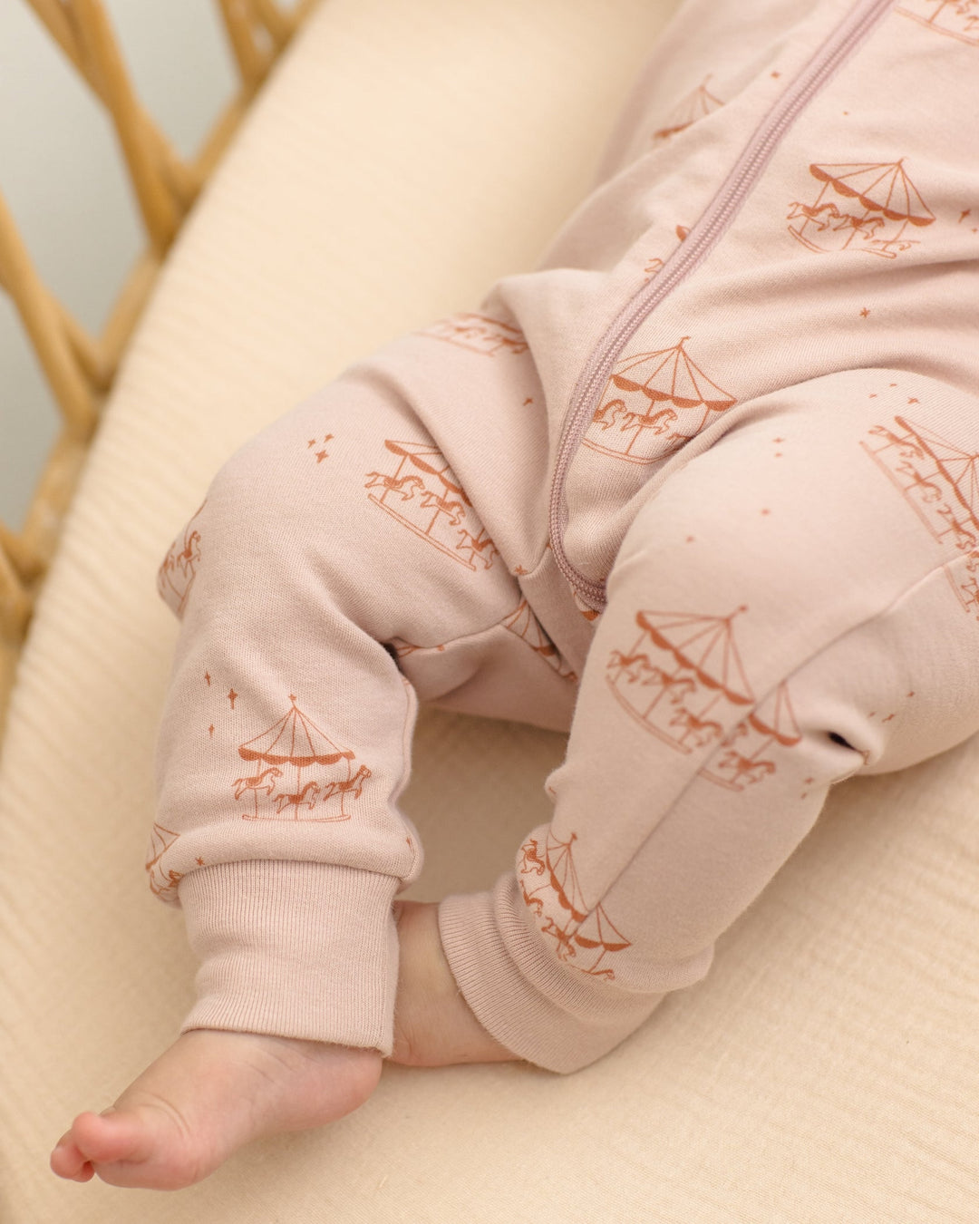 Blush Carousel Zip L/S Sleeper