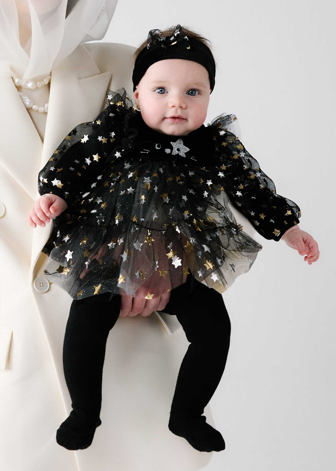 Glitter Star Cat Dress w/ Headband