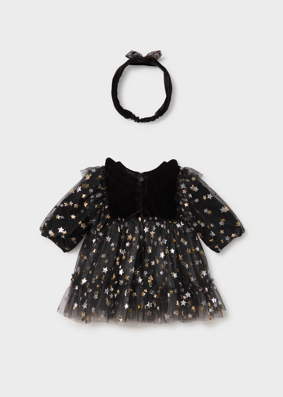 Glitter Star Cat Dress w/ Headband