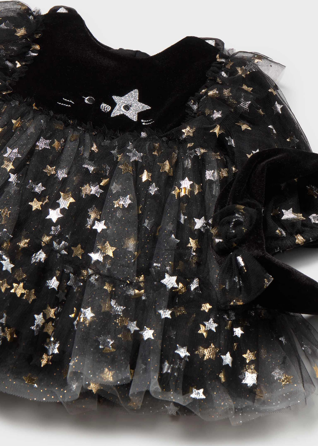Glitter Star Cat Dress w/ Headband