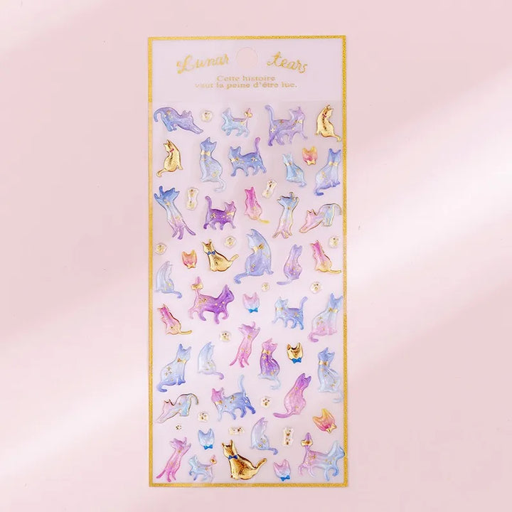 Cats Glitter Magic Stickers