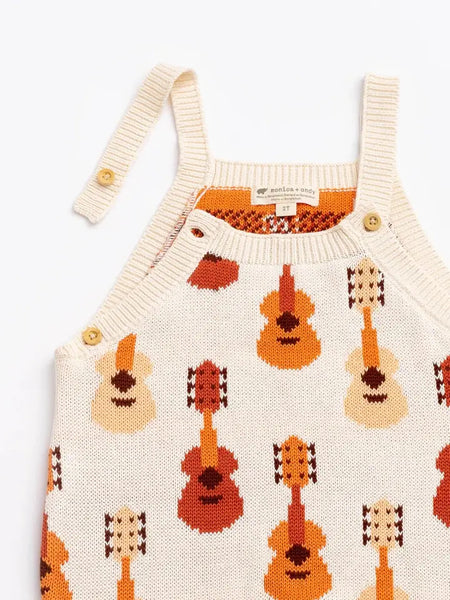 Guitars Knit Overalls