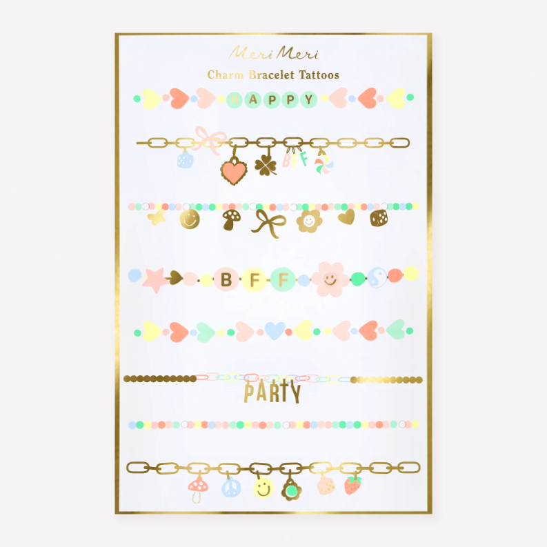 Temporary Tattoos Charm Bracelet